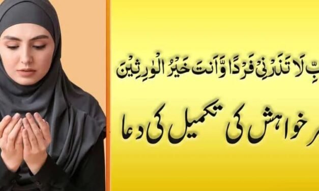 Rabbi La Tazarni Fardan Dua Benefits